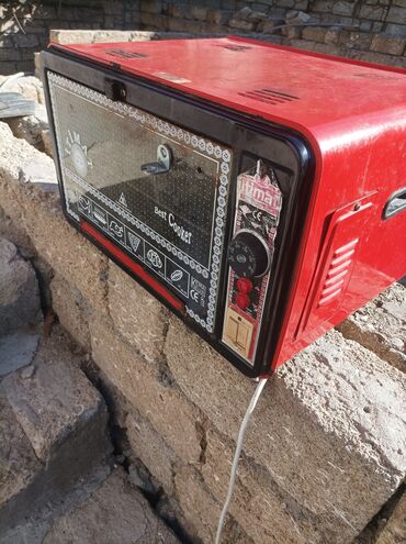 elekdirik soba: Duxovka Itimat, Elektrik, rəng - Qırmızı, Ayrıca dayanan, İşlənmiş