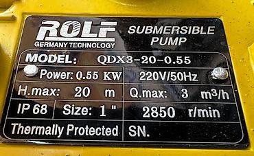 Все для дома и сада: Погружные насосы ROLF (Germany Technology) Назначение: перекачка — 5