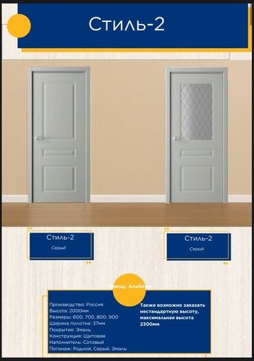 двери от ванной комнаты размер 200 на 60: Межкомнатная глухая дверь, Окрашенная, Российская, цвет - Серый, 200 * x 60 см