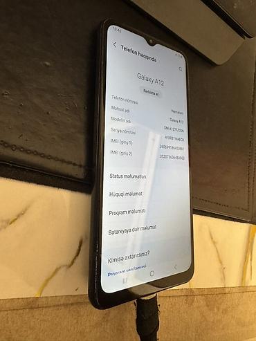 galaxy note 20: Samsung Galaxy A12, rəng - Qara, İki sim kartlı — 3
