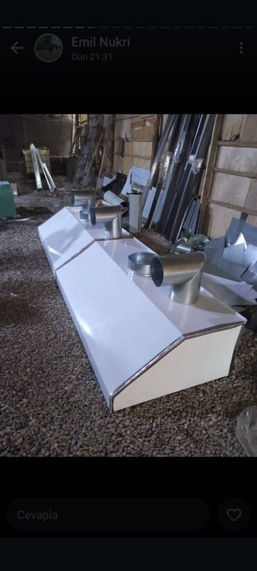 Havalandırma sistemləri: Havalandirma Zontiklerin ve Borularin Hazirlanmasi, Her Ölçüde ve — 13