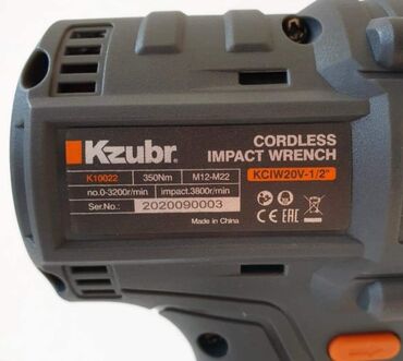 Akumulatorski odvijači: Nov i kvalitetan aku udarni zavijač KZUBR. Model: KCIW20V-1/2" — 3