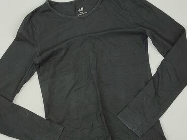 sukienka letnia czarna w kwiaty: Blouse, H&M, 10 years, 134-140 cm, condition - Good