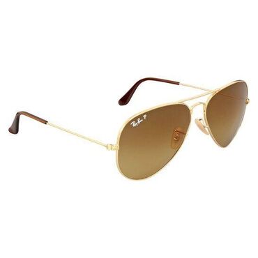 Солнцезащитные очки: Солнцезащитные очки-авиаторы Ray-Ban с поляризацией. - Форма