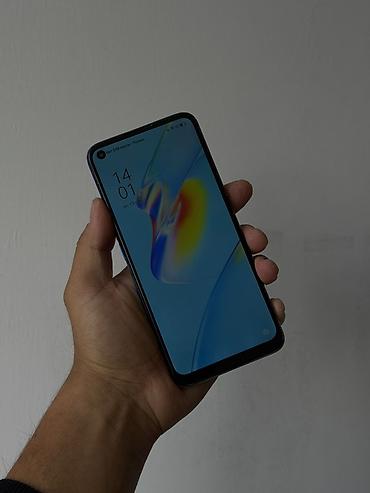 ош тел: Oppo A55 5G, Б/у, 128 ГБ, цвет - Синий, 2 SIM — 2
