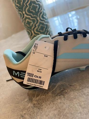 şnurlu botinkalar: Rəng - Ağ Botinkalar, Adidas, Ölçü: 38, Oğlan üçün — 1