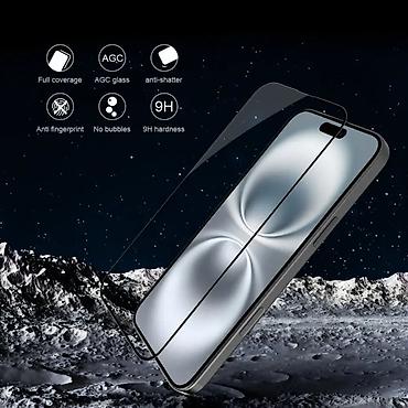 Zaštitne folije i stakla za telefone: Zastitno staklo Nillkin 3D CP+Max za iPhone 16 6.1 crni. Uz brzu — 4