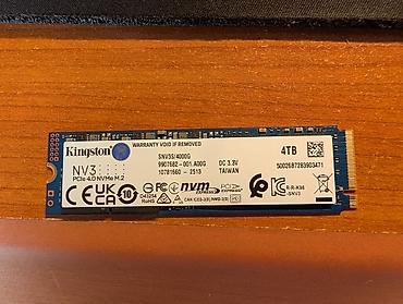 kingston nv3: Накопитель для ПК, Б/у, Kingston, SSD, 4 ТБ, Для ПК — 1
