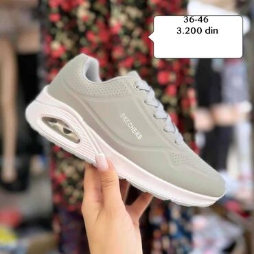 Women's Sneakers and athletic shoes: Patike Skechers brenda, dostupne u beloj i crnoj boji, sa đonom — 9