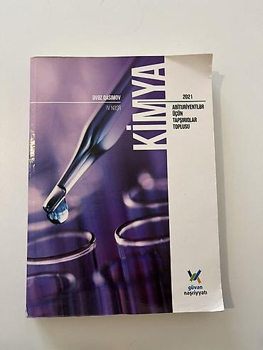 neftci forma: Məhsul: “Kimya – Abituriyentlər üçün tapşırıqlar toplusu” - Müəllif — 1
