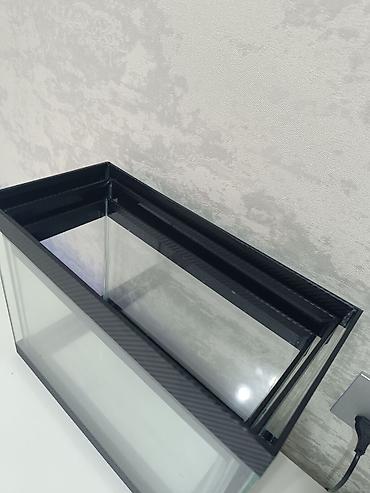 afcarka qara: Akvaryum şüşə akvariumlar – 3 fərqli ölçüdə - 44×18×29 sm – 22,5 litr — 6