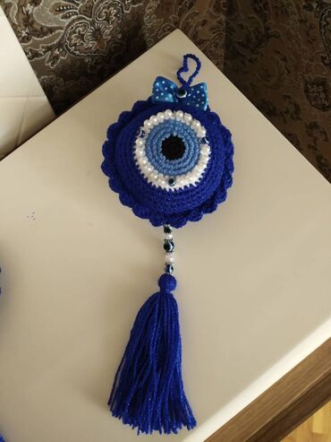 Göz muncuğu: Əl işi, nazar boncugu sifarişlə hazırlanır 5-12 sm ölçüdə . Həm evdə — 3