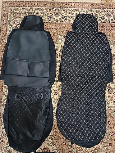 ford transit v347: Avtomobil oturacaq örtükləri dəsti - Rəng: qara, qızılı naxışlı romb — 1