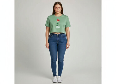 t shirty outline: T-shirt damski, rozmiar XL