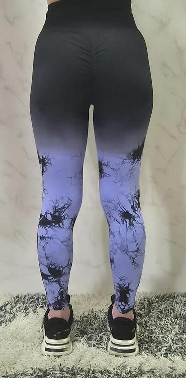 Helanke, biciklistički šortsevi: Ženske sportske helanke – visok struk - Model: duge helanke sa — 6