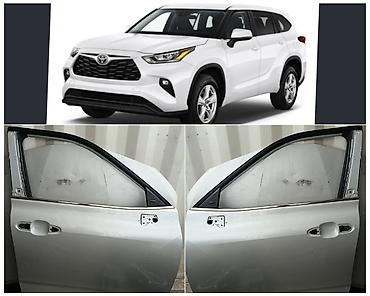 master nano paint killer: Передние двери в сборе (левая и правая) для Toyota Highlander 4 (XU70 — 2