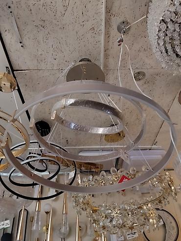 smart light: Подвесная светодиодная люстра с тремя кольцами - Дизайн: современная — 2