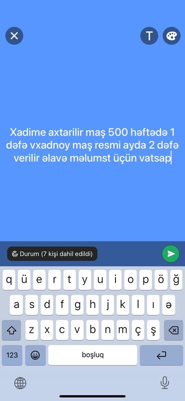 iş elanlrı: Уборщица требуется, Ежемесячная оплата, 30-45 лет, Без опыта