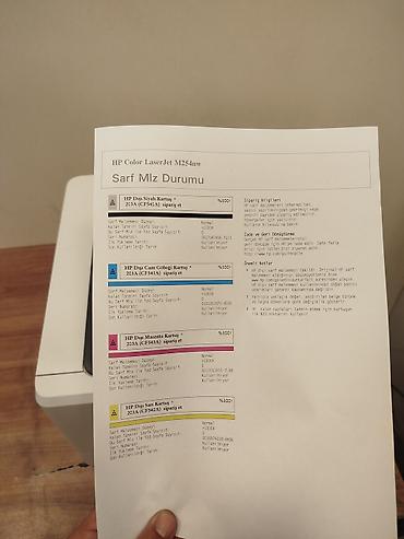 kompi: HP Color LaserJet Pro M254dw rəngli lazer printeri - Rəngli və — 3