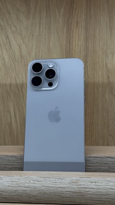 новый айфон 14 про макс: IPhone 15 Pro Max, Жаңы, 256 ГБ, Natural Titanium, Куту, Бөлүп төлөө менен, 100 %