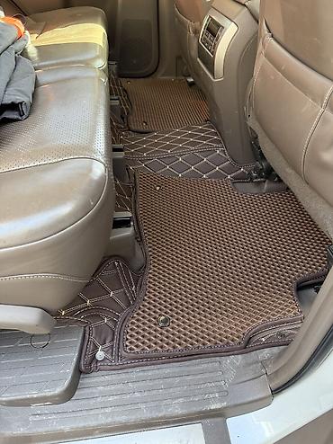 Полики: 5D Экокожа Полики Для салона цвет - Черный, Новый, Платная доставка — 7