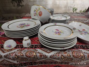кофейный сервиз мадонна: Nahar dəsti, rəng - Ağ, Farfor, 6 nəfərlik, Rusiya