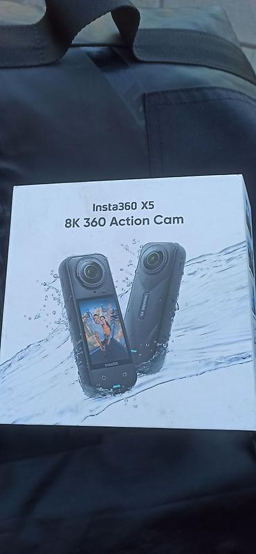 kran kamera: Insta360 X5 – 8K 360 Action Cam Xüsusiyyətlər: - 8K 360° video — 1
