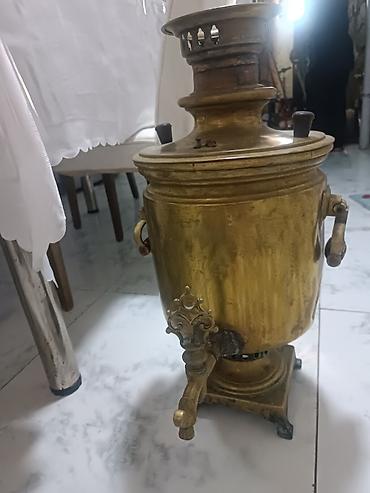samovar luləyi: Bahalid vacib die lazmdi satram Antik pirinç samovar - Material — 2