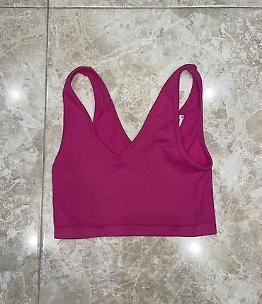 topdan geyim: Qadın idman topu / bralet - Rəng: tünd çəhrayı (fuşya) - Model — 2