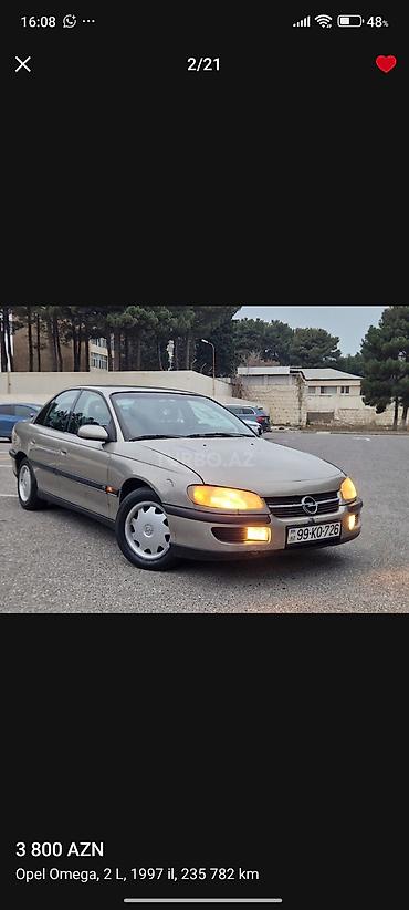Opel: Opel Omega: 2 l | 1996 il 4190000 km Sedan -da lalafo.az — 2 Opel: Opel Omega: 2 l | 1996 il 4190000 km Sedan — 2