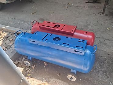 asilqan satilir: Tiger TG950 benzinli generator + daşınan hava kompressoru çənləri — 2
