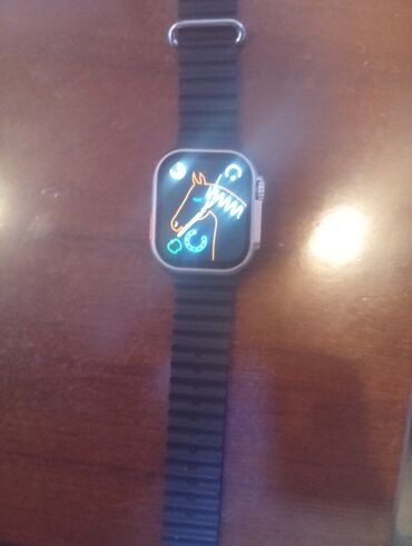 Smart saatlar: Ağıllı saat – kvadrat formalı metal korpus, kənarda qoruyucu çərçivə — 6