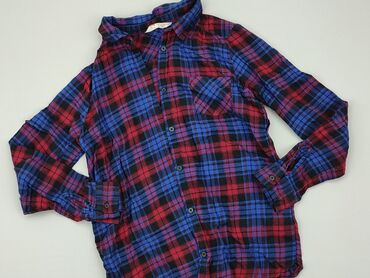 wrangler koszula: Shirt 13 years, condition - Good, pattern - Cell, color - Blue