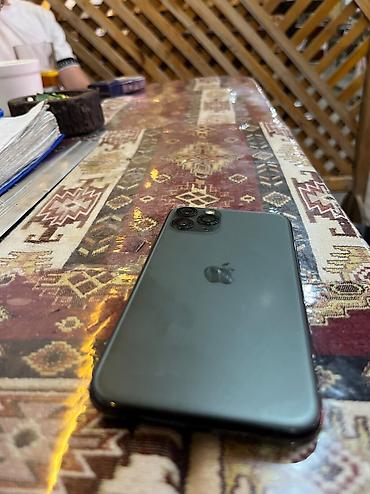 iphone 11 pro ucuz qiymete: IPhone 11 Pro, 64 GB, Matte Midnight Green, Sənədlərlə — 3