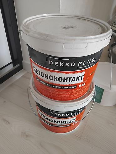 штукатурный станция: Акриловая, Адгезионная, DEKKO PLUS, 6 кг — 1