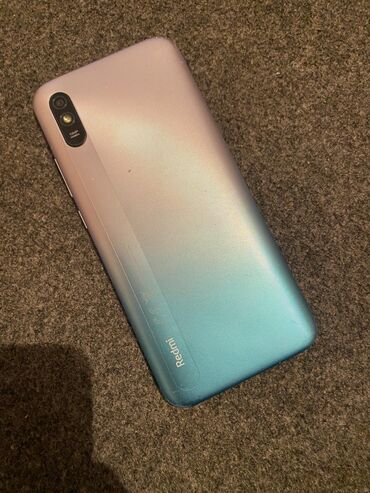 Redmi: Redmi, Redmi 9A, Б/у, 32 ГБ, цвет - Голубой, 2 SIM