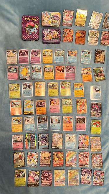 Pokémon kolleksiya dəsti-64 eded 3 gutusu var(pulsuz) Alana 30 dollara