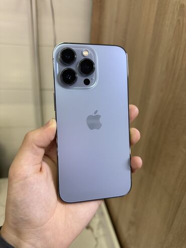 айфон 13 новый: IPhone 13 Pro, Б/у, 256 ГБ, Sierra Blue, Защитное стекло, Чехол, В рассрочку, 86 %