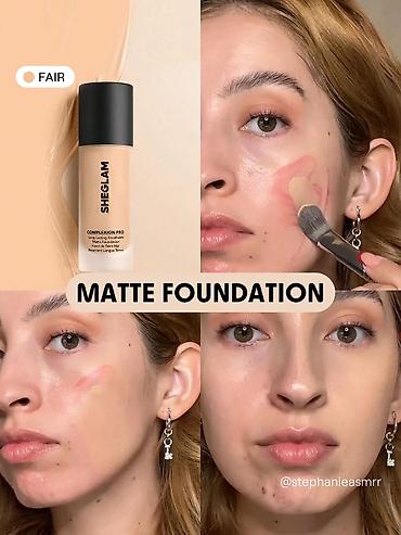 SHEGLAM Complexion Pro – uzunmüddətli, mat effektli tonal krem. “Fair”