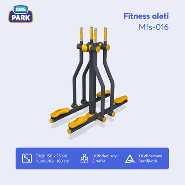 işlənmiş qaçış aparatı: Keyfiyyətli çöl fitnes alətləri satışda Dayanıqlı metal konstruksiya