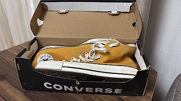 Ayaqqabılar: Satılır – Original Converse (Kişi) 📏 Ölçü: 41 🎨 Rəng: Sarı (Mustard) — 3