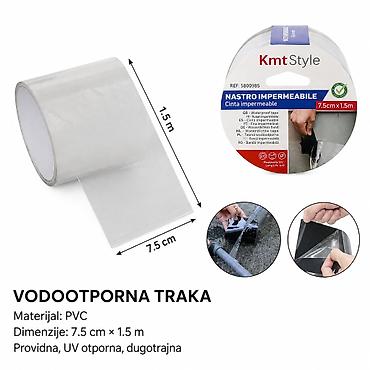 KMT PVC vodootporna traka za zaptivanje (transparentna) 3280496 -