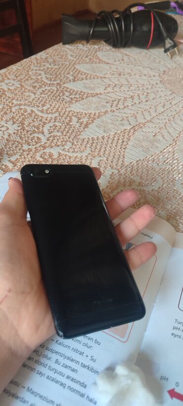 xiaomi televizorlar: Xiaomi Redmi 6A, 32 GB, rəng - Göy, 
 Qırıq, İki sim kartlı