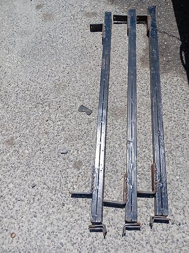 Metal tirlər – 3 ədəd - Material: qalın divarlı polad profil -