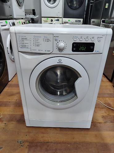 Paltaryuyan maşın Indesit, 7 kq, İşlənmiş, Avtomat, Qurutmasız, Kredit yoxdur, Ünvandan götürmə, Pulsuz çatdırılma, Ödənişli çatdırılma
