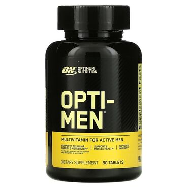 e vitaminin qiymeti: Marka Optimum Nutrition ON "Opti Men" İstehsalçı ölkə: UNİTED STATES