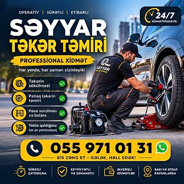 Təcili Səyyar Təkər Təmiri | 055 971 01 31 - Bakı Təkər Ustası