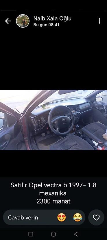 yarim stat is elanlari 2023: Opel Vectra: 1.8 l | 1997 il Sedan — 2