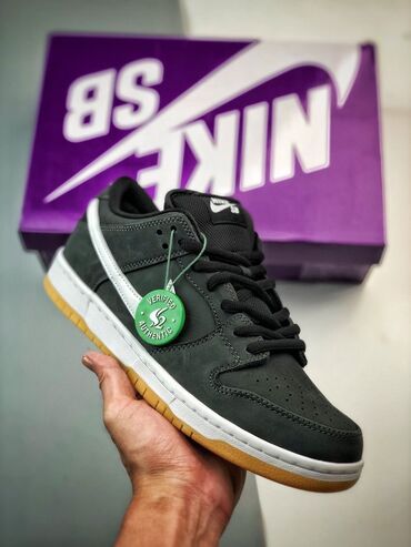 найк хайперсет: Кроссовки Nike (низкие) - Цвет: черный верх, белый логотип Swoosh