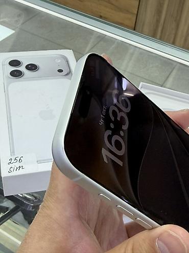 Мобильные телефоны и аксессуары: IPhone 17 Pro Max, Б/у, 256 ГБ, Белый, Защитное стекло, Чехол, Коробка, 92 % — 9